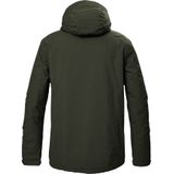 Outdoorjas - Effen - Gevoerde Jas - Met Afneembare Capuchon - Ritszakken aan de Zijkant