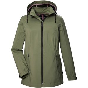 STOY Dames Softshelljas met afritsbare capuchon STS 7 WMN SFTSHLL JCKT, lichtolijf, 46, 43091-000