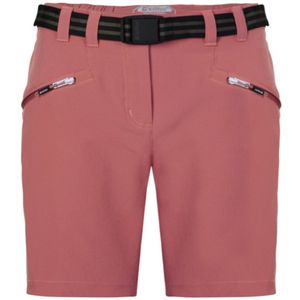 killtec KOS 19 WMN BRMDS 42807-000 functionele bermuda voor dames, met riem, licht sienna-rood, maat 44, licht sienna-rood, 44, Licht Sienna rood, 44