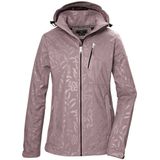 Killtec - 42846-000 KOS 122 - Softshell Jack - Roze Hout - Met Afneembare Capuchon