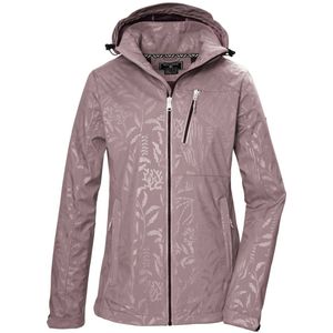 Killtec - 42846-000 KOS 122 - Softshell Jack - Roze Hout - Met Afneembare Capuchon