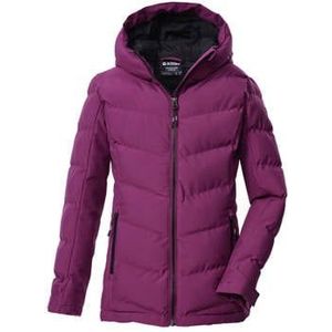 Killtec - Kow 220 Grls Qltd Jckt - Donsjas - Donkere Framboos - Met Capuchon