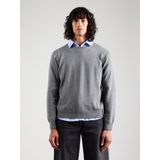 FYNCH-HATTON Gebreide Trui - Staal - Met Geborduurd Logo