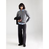 FYNCH-HATTON Gebreide Trui - Staal - Met Geborduurd Logo