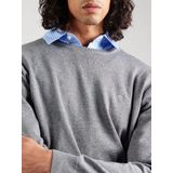 FYNCH-HATTON Gebreide Trui - Staal - Met Geborduurd Logo