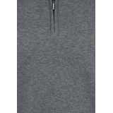 Fynch-Hatton - Troyer - Grijs - 100% Katoen - Casual Snit, Korte Rits, Lange Mouw