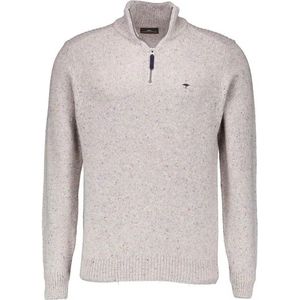 Fynch-Hatton - Half zip trui - Heren - Gebroken wit - Wol - 1410-346