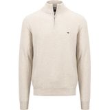 Fynch-Hatton - Half-Zip Sweater - Effen - 100% Katoen