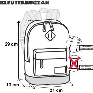 Bestway Kinderrugzak Bosrijk Blauw/Roze