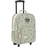 Lässig Reiskoffer Trolley Happy Prints - Light olive