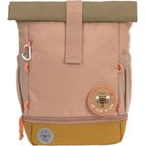 LÄSSIG Kleuterschoolrugzak, kinderrugzak, rolltop met borstriem, waterafstotend, 11 liter/mini rolltop rugzak, Natuur Bruin, Eén maat, Kinderrugzak