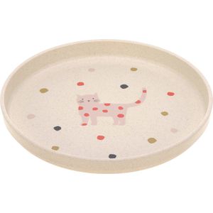 LÄSSIG Kinderbord zonder melamine, BPA-vrij, voor vaatwasser en magnetron, bord Little Mateys Spicy oranje