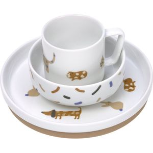 Lässig Kinderservies set porselein Little Mateys Royal Blauw