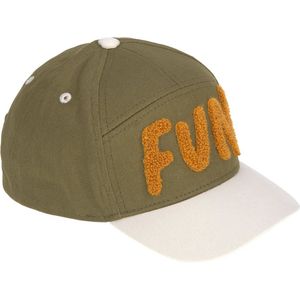 Lässig Pet Kids Base Cap Fun sand/olive, 1-2 jaar, maat 46-49