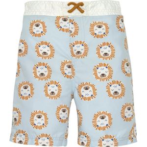 LÄSSIG Baby kinderen UV zwembroek zwemshort met geïntegreerde zwemluier/board shorts, blauw, 24-3 Jahre