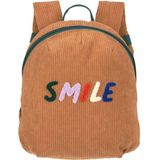 LÄSSIG Kleine kinderrugzak met borstriem, 20 x 9,5 x 24 cm, 3,5 liter, Smile Caramel, Rugzak voor kinderen