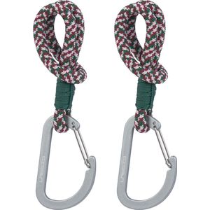 LÄSSIG Kinderwagenhaak set van 2 Turquoise