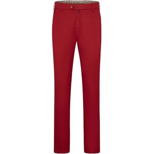 Meyer - Bonn - Katoenen Broek - Rood - 88% Katoen, 10% Zijde, 2% Elastaan