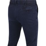 Meyer - 1022454500/18 - Flatfront Jeans - Blauw - 70% Biologisch Katoen