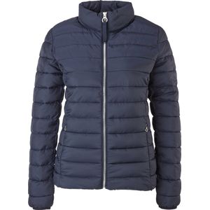 s.Oliver Lichte Jas - Donkerblauw - Sportieve Stijl met Opstaande Kraag