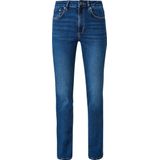 Beverly Jeans - Effen Blauw Denim - Bootcut - Mid Waist
