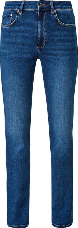 Beverly Jeans - Effen Blauw Denim - Bootcut - Mid Waist