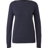 s.Oliver - Gebreide Trui - Zacht - 60% Viscose - 40% Katoen - Lange Mouwen