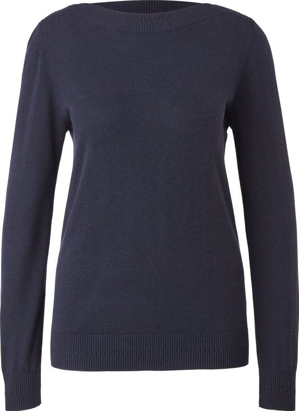 s.Oliver - Gebreide Trui - Zacht - 60% Viscose - 40% Katoen - Lange Mouwen