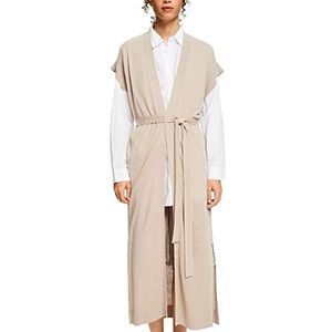 ESPRIT Collection Gebreid damesjack, 260/Light Taupe, M