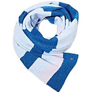 ESPRIT sjaal met gestreept dessin, blauw (pastel blue), Eén Maat