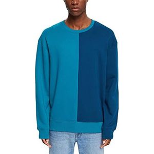 ESPRIT Sweatshirt voor heren, 455/teal blue., XS