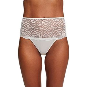 ESPRIT H.w.string mobiele kanten rcs dames string, gebroken wit
