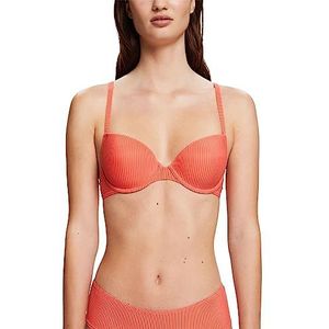 ESPRIT Gewatteerde beha dames Soft Stripes Rcsclas.pad,koraalrood,70D