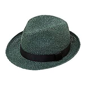 ESPRIT Accessoires heren 043EA2P301 Panama-hoed, 350/KHAKI Green, Normal, 350/kaki green., M