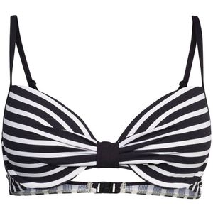 ESPRIT Women Beach Voorgevormde Beugel Bikinitop Zwart/Wit