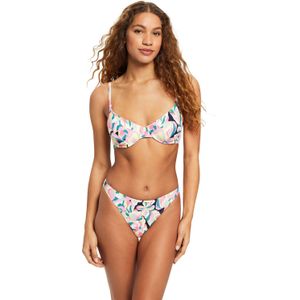 ESPRIT Women Beach bikinibroekje blauw/roze/geel