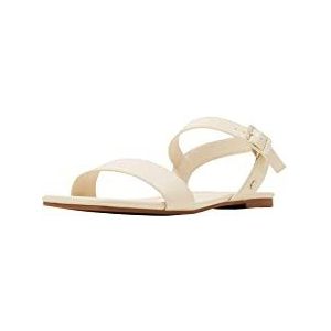 ESPRIT Trendy mocassins voor dames, gebroken wit 306