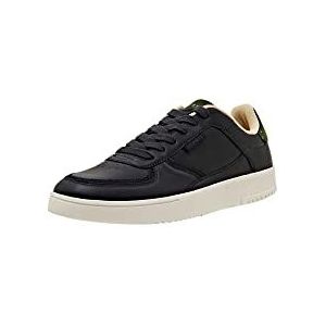 ESPRIT Sneakers in lederlook, Donkerblauw, 45 EU