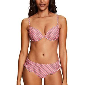 ESPRIT Marley Beach Rcs Pad.plunge Bikini voor dames, Fuchsia roze