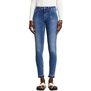 ESPRIT Dames 033EE1B309 Jeans, 902/BLUE MEDIUM WASH, 25/30, 902/Blue Medium Wash., 25W x 30L