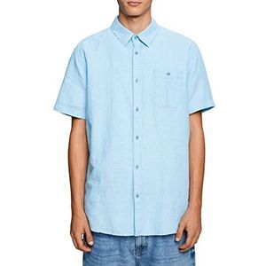 ESPRIT Heren 033EE2F303 hemd, 470/TURQUOISE, S, 470/turquoise, S