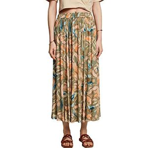 ESPRIT Rokken licht geweven, licht kaki, 38