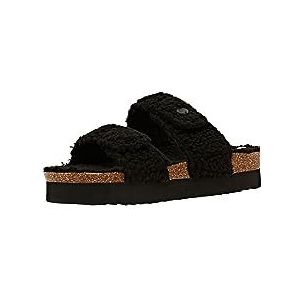 ESPRIT Comfortabele damesslippers, 001/zwart, 42 EU, 001, zwart., 42 EU