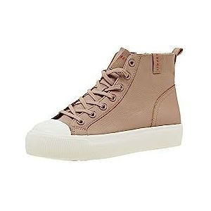 ESPRIT Lace-up hoge sneakers voor dames, 240/TAUPE, 40 EU, 240 Taupe, 40 EU