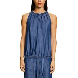 ESPRIT Damesblouse, 901/Blue Dark Wash., XXS