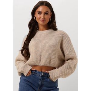 EDITED - Yella - Trui - Beige - Losse Pasvorm - Lange Mouw