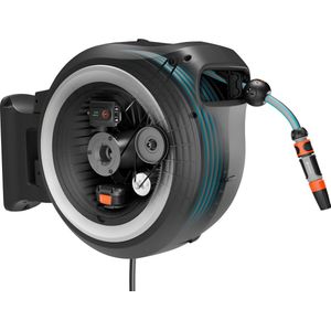 KESSER® Slanghaspel water 30 2 m slanghaspel incl. 2-weg verdeler multi-handdouche waterslanghaspel automatisch | 180° draaibaar | wandhouder | tuinslang | blauw KESSER® Slanghaspel water 30 2 m slanghaspel incl. 2-weg verdeler multi-handdouche waterslanghaspel automatisch | 180° draaibaar | wandhouder | tuinslang | blauw
