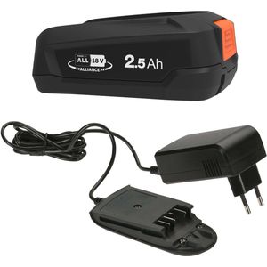 GARDENA - Startkit P4A SC AL18V-20 - Accu - Zwart - Inclusief 1x2.5Ah Accu