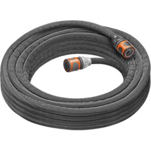 Kinzo Flexibele Tuinslang 10 Meter – Met 7 Sproeistanden, Slanghouder En Aansluitstuk (groen/grijs)