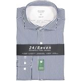 OLYMP - Level 5 Body Fit Overhemd - Lichtblauw - Tricot - Strijkvriendelijk